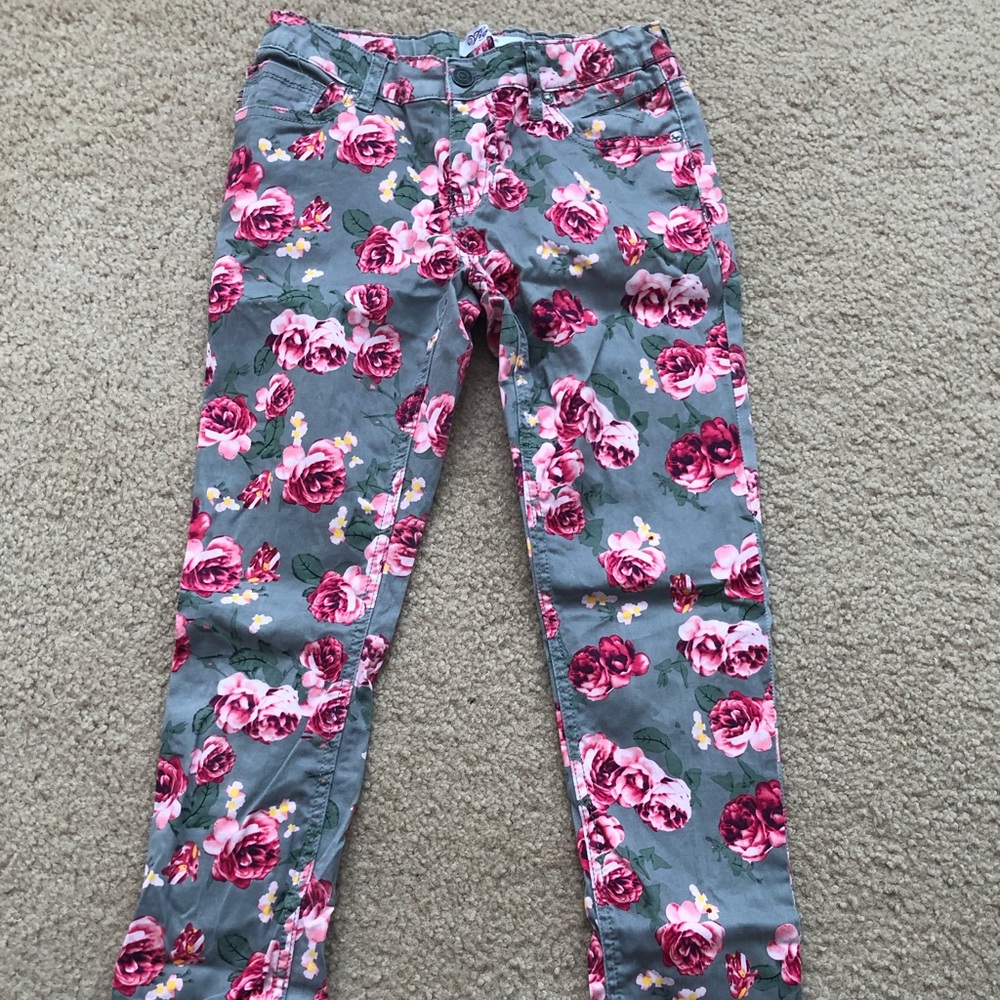Vigoss flower printed jeans sz 12 regular